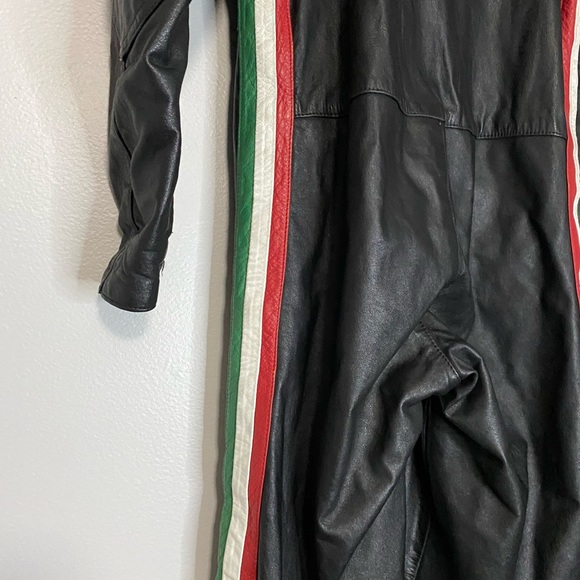 Unisex Motorcycle suit. Rece suit, All leather, lined, padded made in Holland - Picture 12 of 16